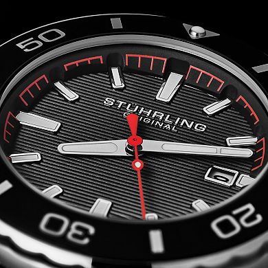 Stuhrling Aquadiver Men's Precision Navigator Watch - 4049