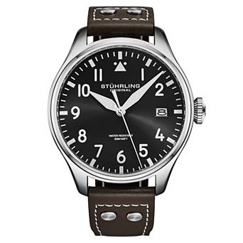 Stuhrling Airman Men's Quartz Pilot Watch - 4078
