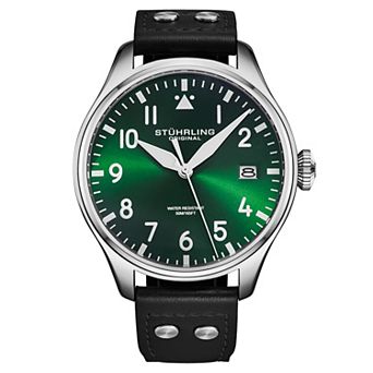 Stuhrling Airman Men's Quartz Pilot Watch - 4078