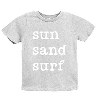 Sun Sand Surf - Youth Short Sleeve Graphic T-Shirt