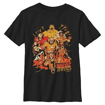 Boys 6-20 Marvel Zombies Halloween Graphic Tee