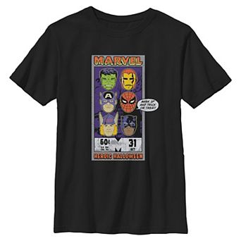Boys 6-20 Marvel Heroic Halloween Graphic Tee