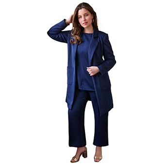 Jessica London Women's Plus Size Perfect Ease Knit Duster Jacket
