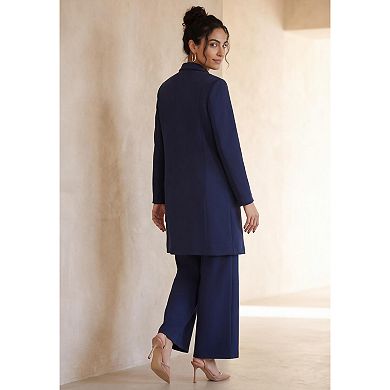 Jessica London Women's Plus Size Perfect Ease Knit Duster Jacket