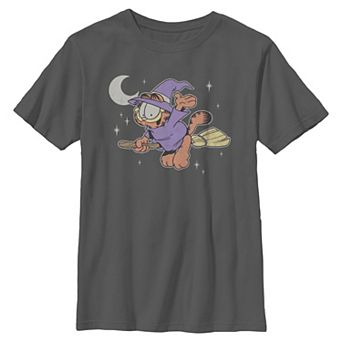 Boys 6-20 Garfield Night Flight Graphic Tee