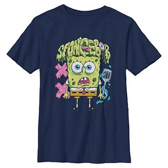 Boys 6-20 SpongeBob ScaredPants Halloween Graphic Tee