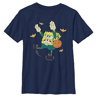 Boys 6-20 SpongeBob SquarePants Frankenstein Halloween Graphic Tee