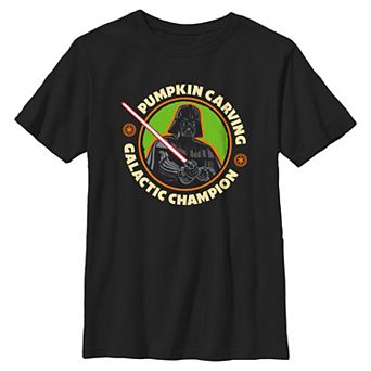 Boys 6-20 Star Wars Darth Vader Pumpkin Carving Champion Halloween Graphic Tee