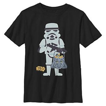 Boys 6-20 Star Wars Stormtrooper Trick Or Treating Halloween Graphic Tee