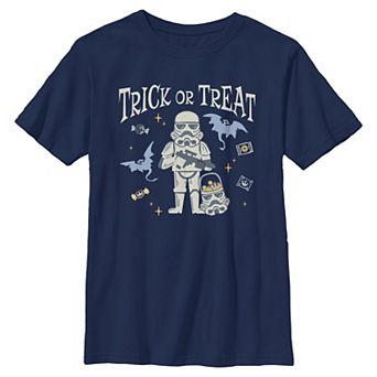 Boys 6-20 Star Wars Stormtrooper Trick Or Treat Halloween Graphic Tee