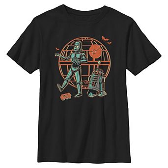 Boys 6-20 Star Wars Star Wars Spooky Droids Halloween Graphic Tee