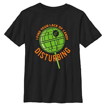 Boys 6-20 Star Wars I Find Your Lack Of Candy Disturbing Halloween Graphic Tee