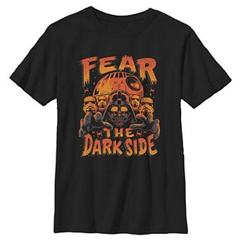 Boys 6-20 Star Wars Boys' Fear The Dark Side Halloween Graphic Tee