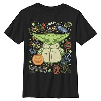 Boys 6-20 Star Wars Grogu Halloween Candy Graphic Tee