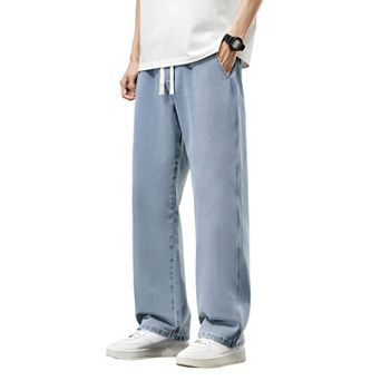 Comfortable Elastic Waist Jeans