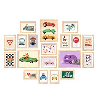 19 Pack Picture Frames Set 8x10 5x7 4x6 Wall Gallery Family Photo Frame Mounting Tabletop Display