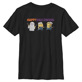 Boys 6-20 Despicable Me Minions Happy Halloween Graphic Tee