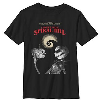 Boys 6-20 Disney's Jack Skellington Stories From Spiral Hill Halloween Graphic Tee