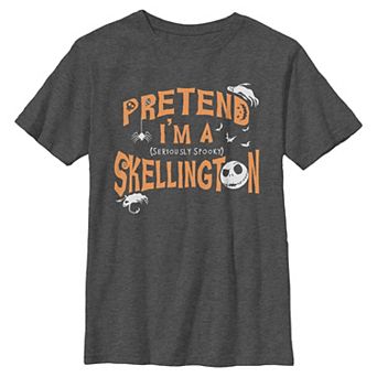 Boys 6-20 Disney's Pretend I'm A Skellington Halloween Graphic Tee