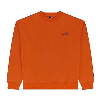 Ellesse Mens Logo Ribbed Collar Long-Sleeved Sweatshirt