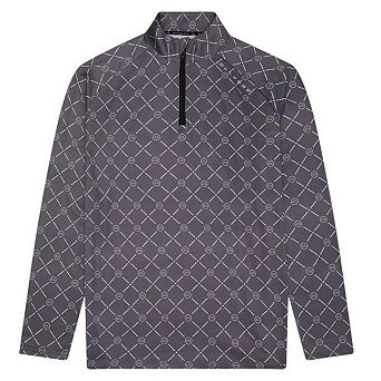 Ellesse Mens Chieso Half Zip Relaxed Fit Golf Fleece Top