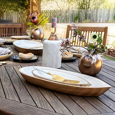 Madras Oval Oversized Dish