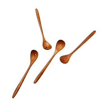 Teak Olive Spoons Set of 4