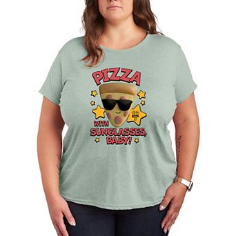 Plus Size Disney / Pixar's Toy Story 5 "Pizza with Sunglasses, Baby!" Graphic Tee