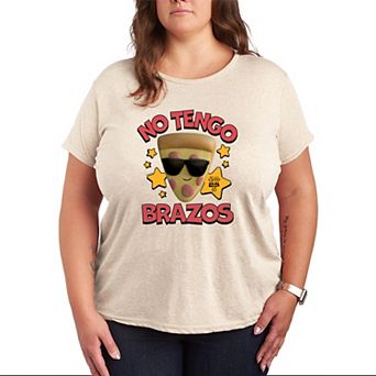 Plus Size Disney / Pixar's Toy Story 5 Pizza with Sunglasses "No Tengo Brazos" Graphic Tee