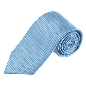 Classic Solid Color Formal Necktie Plaid Ties for Men