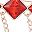 Gold Tone Red