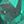 Silver Tone Green