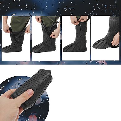 Long Tube Rain Shoe Covers for Women Men 1 Pair