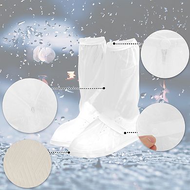 Long Tube Rain Shoe Covers for Women Men 1 Pair