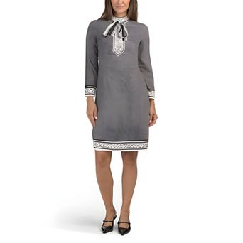 Border Detail Mini Dress