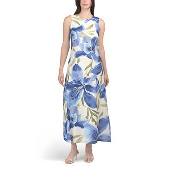 Garden Print Maxi Dress