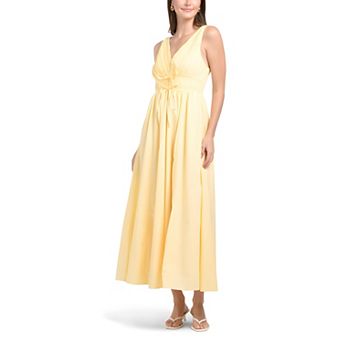 Relaxed Pleated Maxi Dress