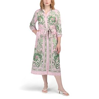 Feminine Shirt Maxi Dress