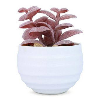 Gothic Humanoid Artificial Succulent Sitting Person Mini Faux Greenery for Shelf Desk