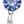 Silver Tone Blue