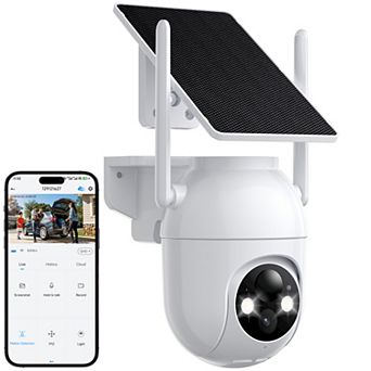Security Cameras Wireless Outdoor WiFi,Real-Time Alerts, IP66 Waterproof, SD/Cloud Storage