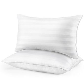 Bed Pillows Queen Size Set of 2 Down Alternative Microfiber Cooling Pillows for bed