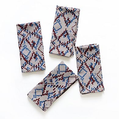 Dabu Block Print Napkins Set of 4