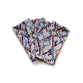 Dabu Block Print Napkins Set of 4
