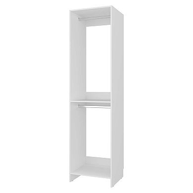 Dover Closet, 2 Shelves, White