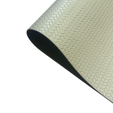 Dainty Home Bellagio Reversible Premium Faux Leather 12" x 18" Rectangular Placemats Set of 4