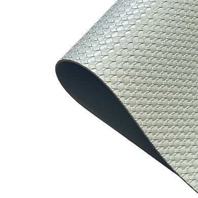 Dainty Home Montclair Reversible Premium Faux Leather 12" x 18" Rectangular Placemats Set of 4