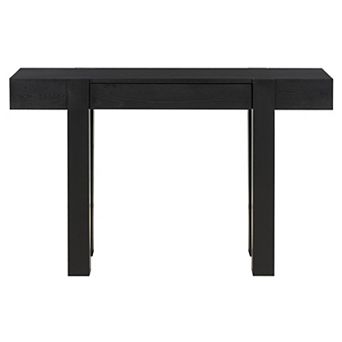 HomeRoots 47" Wood Console Table With USB And Drawer