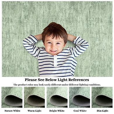 Modern Runner Rug, Washable & Non-Slip, Mark Resistant, Soft Collapsible Low Pile Carpet