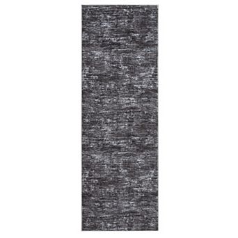 Modern Runner Rug, Washable & Non-Slip, Mark Resistant, Soft Collapsible Low Pile Carpet